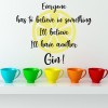 I'll Believe I'll Have Another Gin Quote Wall Sticker