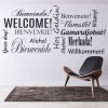 Welcome Foreign Language Wall Sticker