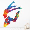 Paint Splash Dancer Wall Sticker