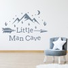Little Man Cave Boys Nursery Wall Sticker