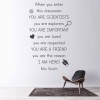 Personalised Teacher Classroom Quote Wall Sticker