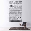 The Night's Watch Game Of Thrones Wall Sticker