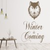 Winter Is Coming Stark Game Of Thrones Wall Sticker