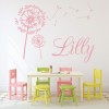 Personalised Name Dandelion Wall Sticker