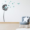 Blue Butterfly Dandelion Wall Sticker