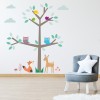 Fox & Owl Tree Nursery Wall Sticker