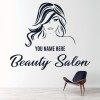 Personalised Name Beauty Salon Wall Sticker