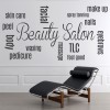 Beauty Salon Text Wall Sticker