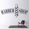 Barber Shop Logo Wall Sticker