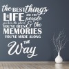 The Best Things are Memories Adventure Wall Sticker