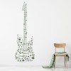 Guitar Notes Band Wall Sticker