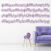 Sheet Music Song Notations Wall Sticker