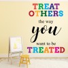 Treat Others Well Inspirational Wall Sticker