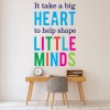 Shaping Little Minds Teacher Wall Sticker