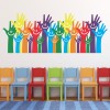 Smiling Hands Unity Wall Sticker