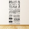 Believe in Teams Learning Wall Sticker