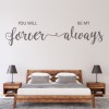 Forever and Always Romance Wall Sticker