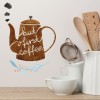 But First Coffee Kettle Wall Sticker