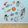 Into Outer Space Kid's Wall Sticker