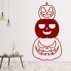 Spooky Jack-O'Lantern Halloween Wall Sticker