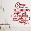 All Hallow's Eve Halloween Wall Sticker