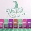 Wicked Witch Hat Magic Halloween Wall Sticker