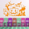Halloween Spooky Jack-O'-Lantern Wall Sticker