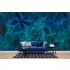 Blue Jungle Wall Mural by Andrea Haase