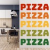 Pizza Wall Sticker Word Quirk