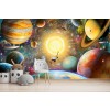 The Universe Wall Mural by Adrian Chesterman
