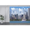 Chicago Skyline Wall Mural by Melanie Viola