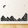 Midnight Mountains Wall Sticker