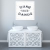 Wash Your Hands Wall Sticker by Sue Schlabach