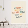 You Are Still With Me Bible Verse Wall Sticker by Becky Thorns