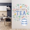 But First Tea Wall Sticker by Angela Spurgeon