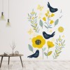 Blackbird Garden Wall Sticker by Klara Hawkins