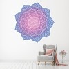 Pink Mandala Wall Sticker by Chanelle Maggs