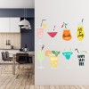 Summer Cocktails Wall Sticker by Sabina Aghova