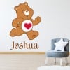 Care Bears Classic Tenderheart Bear Personalised Wall Sticker