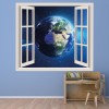 Planet Earth Space 3D Window Wall Sticker