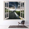 Tornado 3D Window Wall Sticker