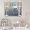 Beautiful Unicorn 3D Window Wall Sticker