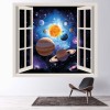 Solar System Planets Space 3D Window Wall Sticker