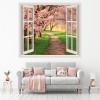 Cherry Blossom Trees 3D Window Wall Sticker