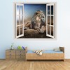 Lion King 3D Window Wall Sticker