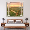 Great Wall Of China Sunrise 3D Window Wall Sticker