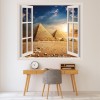 Pyramids Sunset 3D Window Wall Sticker