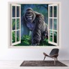 Gorilla 3D Window Wall Sticker