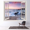 Sunset Tide 3D Window Wall Sticker