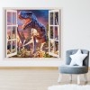 Tyrannosaurus Rex 3D Window Wall Sticker